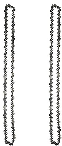 Nagoyuki 2 Piezas 20 Pulgadas Motosierra 76 Eslabones Impulsores Reemplazo Cadena de Rasgado Hoja Paso 0,325 Pulgadas 0,058 Calibre para Cortar