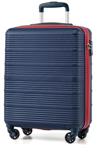 COOLIFE Valise Cabine 55x40x20 pour Easyjet, Valise Cabine Easyjet | Bagages Cabine pour Courts Séjours et Voyages D'affaires, Coque Rigide en ABS avec Serrure TSA, 4 Roues Pivotantes à 360°