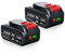DASNITE 2 Stück 5,0Ah Li-ion Ersatzakku für Dewalt Akku 18V/20V Max DCB200 DCB204 DCB203 DCB201 DCB180 DCB181 DCB182 5000mAh Lithium Kompatibel mit DeWalt 18V Akku-Elektrowerkzeuge