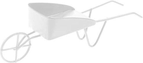 NUOBESTY Mini Brouette Vintage pour Maison De Poupée Brouette Miniature Métal Petite Décorative