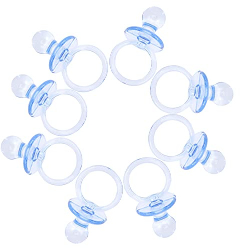 ERINGOGO 20pcs Mini Baby Pacifier Favors for Girls Baby Shower Party Decorations Plastic Shower Prizes and Pacifier Game Accessories