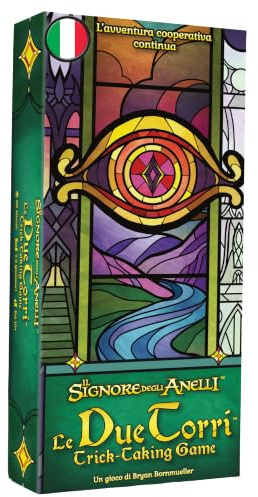 Asmodee - El Señor de los Anillos: Las Dos Torres, Juego de Tomas, Juego de Cartas Cooperativo, Juego de Mesa y Estrategia para Adultos y niños, 10+ años, 1-4 Jugadores, 20 min, Edición Italiana