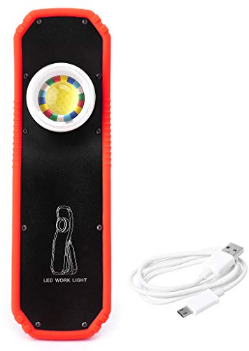 KYXKHSAA USB Ricaricabile LED Luce di Lavoro Appendi Gancio Lampada per Campeggio Esterno 60w Torcia Portatile Torcia Illuminazione Lampade Da Tavolo Lampada Da Tavolo Sfere Clip Armadio Proiettore