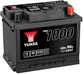 Yuasa YBX1027 12V 56Ah 510CCA Sealed Maintenance Free High Performance Car Battery