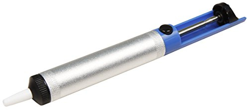 MC POWER - Bomba desoldadora de émbolo desoldador | EP-595 | Punta de teflón, diseño de Metal, operación con una Sola Mano