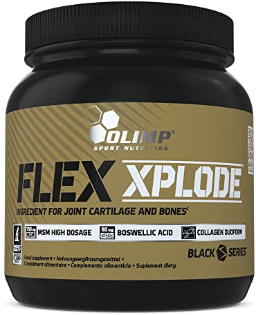 Olimp Sport Nutrition Olimp Flex Xplode Kollagen Pulver - Unterstützt gesunde Knochen & Gelenke, Vitamin C & 5-Mineralien-Komplex, Typ I & II Kollagen, 360g, Grapefruit