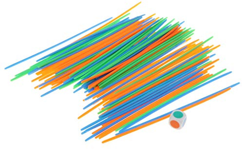Colcolo Jeu de 100 Bâtons de Ramassage Mikado Colorés, Jouet Interactif Parent-Enfant