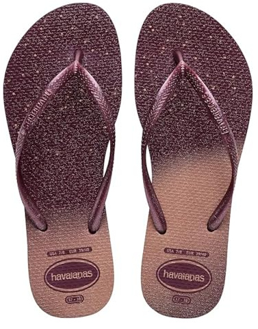 Havaianas - Slim Gloss, Stylish, Durable and Versatile Flip-Flops, with a Sprinkle of Glitter, Non-Slip Sole, Women