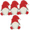 Zerodeko 4 Stück weihnachtsschneider halter weihnachtsessen weihnachts party Tischdeko Besteckschubladen-Organizer Schließe Besteckhalter für Weihnachtsfeiern Besteck Dekoration Filzstoff