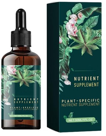 Mangime liquido per piante – Fertilizzante liquido naturale multiuso 30 ml – Amplificatore di crescita biologico per piante da interno, verdure idroponiche | Nutrienti da giardino liquidi per piante