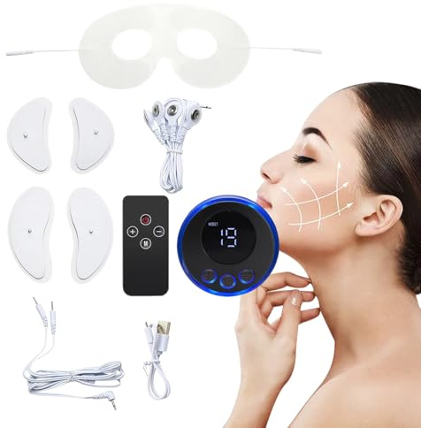 Massager Del Viso Elettrico - Dispositivo Facciale EMS, Massaggiatore Del Viso Elettrico | EMS Sollevamento Elettrico Massager Facciale MicroCurrent, Dispositivo Di Bellezza Serraggio Portatile Care D