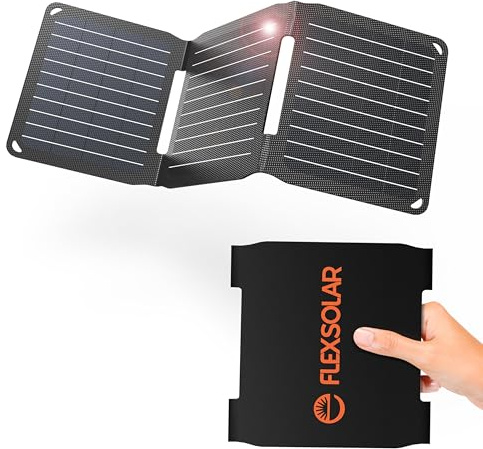 Cargador de panel solar USB de 15 W, IP67 resistente al agua, panel solar monocristalino ETFE con puerto USB-A para camping, mochilero, compatible con teléfono móvil, iPhone, smartphone, reloj de