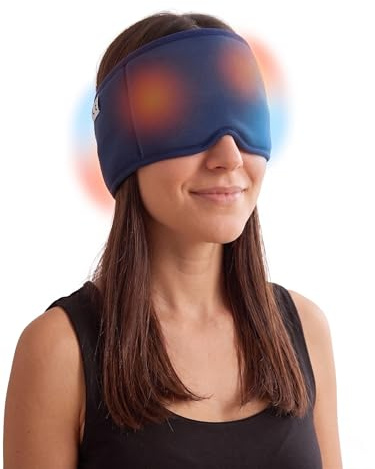 INCA ICY MASK fascia terapeutica per sollievo da emicranie e tensioni, azione caldo-freddo