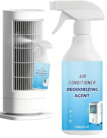 Adsfvs Ambientador para HVAC | 120 ml desodorizante limpiador multiusos,Spray Limpiador para Aire Acondicionado - Uso en Coche Hogar Oficina Cocina Rejillas Ventilador y Caldera