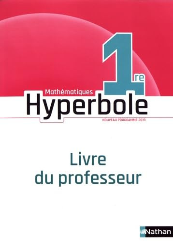 Hyperbole 1re - Livre du professeur 2019