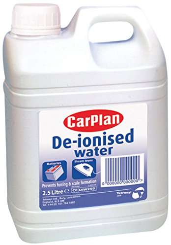 Carplan De-ionised Water, Batteries & Steam Irons, Energy Class A+++, 2.5 Litres