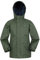 Mountain Warehouse Torrent Wasserdichte Kinderjacke - leichte Regenjacke für Kinder mit versiegelten Nähten, atmungsaktiv, für Mädchen und Jungen - zum Wandern Khaki Kinder 140 DE (9-10 Jahre)