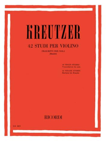 42 Studi Per Violino Trascrizione Per Viola