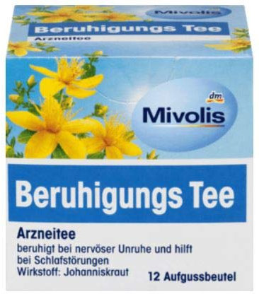 Arznei-Tee, Beruhigungstee - bei Schlafstörungen, bei nervöser Unruhe, 2er Pack (2*24 g)