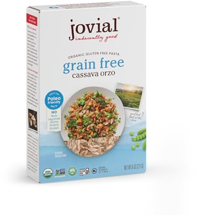 Jovial Cassava Orzo, Grain Free, Gluten Free, Paleo,Aip, 227g