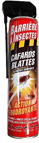 BARRIERE A INSECTES Anti-cafards, blattes & Autres rampants - Aérosol 400 ML