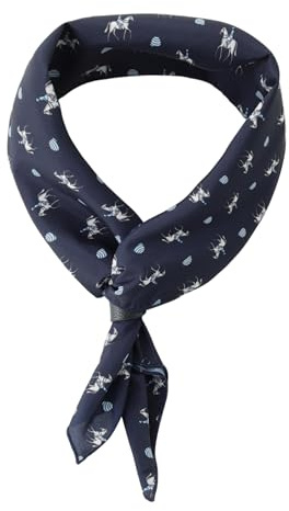 WANYING Foulard Carré pour Homme avec Boucle en Cuir Multifonction Bandanas Foulard Nicki Écharpe traditionnelle Vintage Rétro 60 x 60 cm