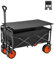 Camping Trolley Cart Outdoor Garten Klappwagen 250 Kg Größere Kapazität Hochleistungs-Picknicktransporter Mit Bremse Zusammenklappbarer Klappanhänger Handkarre for Strandlebensmittel Sporteinkäufe (C