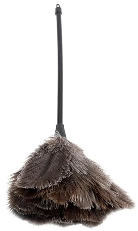 Plumero de Plumas de Avestruz, Mini Plumero de Mano Lavable Reutilizable, Plumero antiestático Adecuado para el hogar, automóvil, Oficina, Escritorio, Libros, Limpieza de Polvo