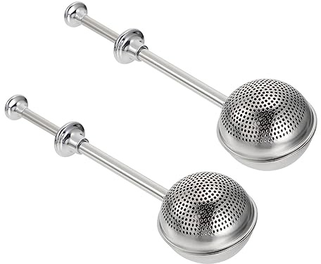 Amosfun Colador De Té En Polvo Filtro De Especias Espolvoreador De Harina Adecuado Para Sarten Inox