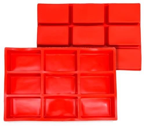 BLLREMIPSUR 2PCS Silicone Mini Loaf Pan, Non-Stick Mini Brownie Baking Tin, Mini Bread Pan Bread Baking Molds Loaf Baking Tray for Loaf Cake, Bread, Brownies, Muffin