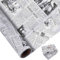 Larcenciel Papel de Seda en Rollo, 10M x 43CM Papel Seda para Envolver de Periódico Vintage, Embalaje Regalo Negro Blanco con Diseño de Noticias Británicas para Boda Cumpleaño Fiesta Manualidade DIY