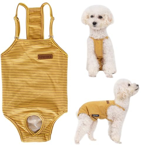 Braguitas Higiénicas Lavables para Perras – Pañales Reutilizables para Perras en Celo – Ropa Interior Antimasculina Ajustable – Protección para el Celo e Incontinencia (L)