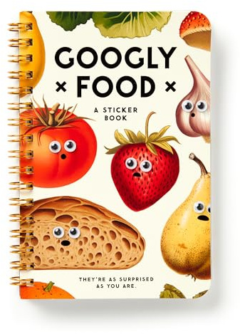Galison Googly Food Sticker Book