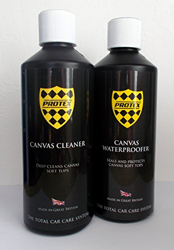 PROTEX Convertible Soft Top Care Kit with Canvas Cleaner & Waterproofer 1 Litre.