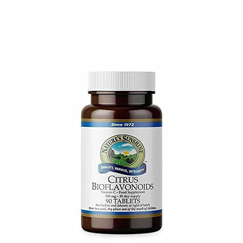 Nature's Sunshine Vitamin C with Citrus Bioflavonoids - 90 Tablets - for Immunity