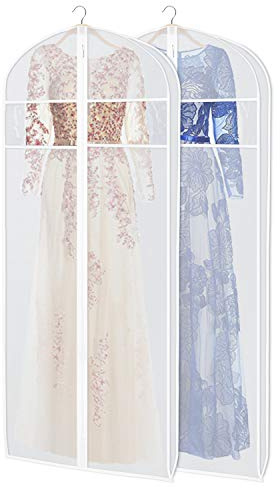 Zilink Dress Garment Bag for Storage Dress Cover Bag for Long Dresses 72 in