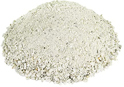 Southwest Boulder & Stone Landscape Decomposed Granite | 20 Pounds | Natural, Crushed Rock Fines Ground Cover for Landscaping, Gardening, Pathways, and More (Golden White Ice)