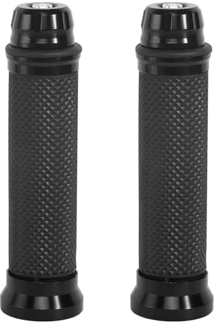 Motorrad Lenker Griffe, 2 Stück Motorrad Griffe 1 x 22mm + 1 x 24mm, Universal Motorrad Lenkergriffe Motorrad Griffe Universal Handlebar Grips Motocross für Roller Mopeds
