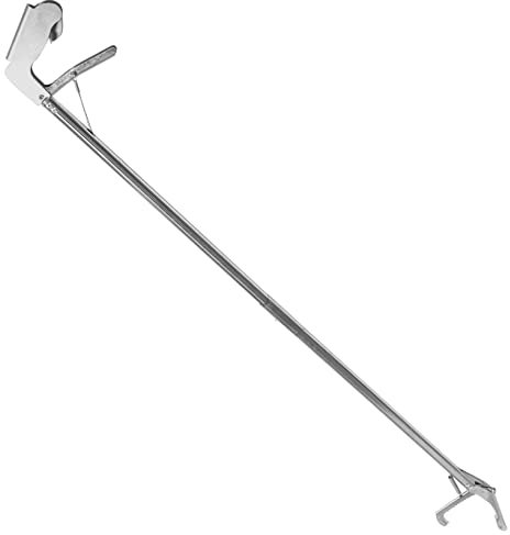 HOUDERCO Schlangenfänger Edelstahl Greifer Mit Faltbarem Design Praktisches Werkzeug Für Reptilien Lang Anti-rutsch Für Profis Und Hobbyisten Leicht Zu Reinigen Lagern