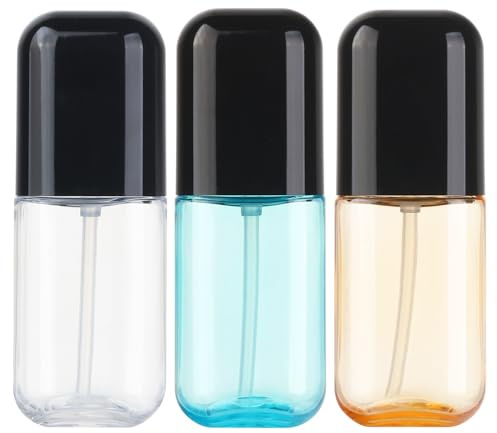 3 Pack Small Spray Bottle 80ml Plastic Travel Spray Bottles Refillable