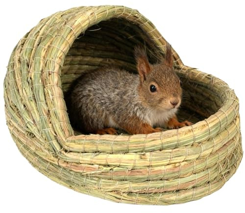 Chinchilla Säng,Stråflätad Sovplats - Kaninhus | Avsedd För Kyckling, Smådjur, Fåglar, Burar, Hönshus, Gårdar, Avel Och Sovplats