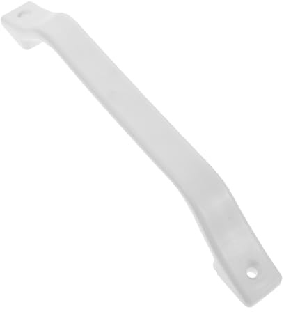 Tofficu Rv Entry Door Handle 9.5 Inch Plastic Grab Handle White Safety Handrail for Camper Bathroom and Trailer Stairs Support Bar for Elderly Mobility Aid Set