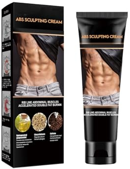 Crème Pour Abdominaux, Crème Brûle-graisse Et Raffermissante Intense, Anti-cellulite Et Amincissante Pour Le Ventre, Gel Sculptant Corps Pour Taille, Cuisses Et Bras, Pour Homme Et Femme, 60g