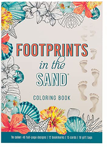 Footprints in the Sand Coloring Book