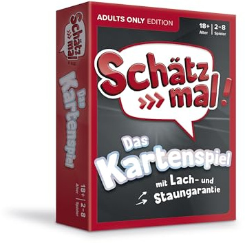 Schätz mal! Das Kartenspiel - Adults Only: Das Kartenspiel mit Lach- und Staungarantie I Ab 18 Jahre I 2-8 Spieler