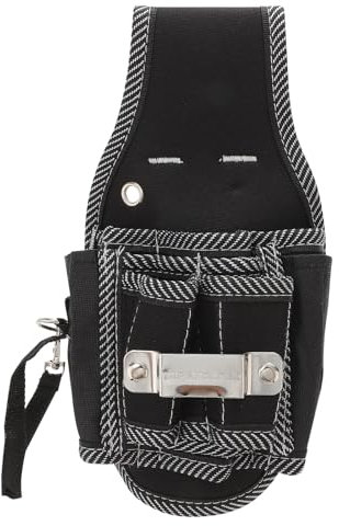 Hemobllo Riñonera Multifuncional para Electricista Bolsa De Cintura Ligera para Herramientas Ideal para Cinta Métrica Destornillador Y Más