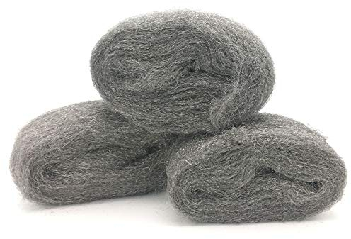 Steel Wool Fill Fabric DIY Kit, Steel Wool for Mice Control Away from Holes/Siding/Pipeline/Vents in House, Hardware Cloth Coarse Wire Wool Hardware Cloth, 3 Pack × 10FT