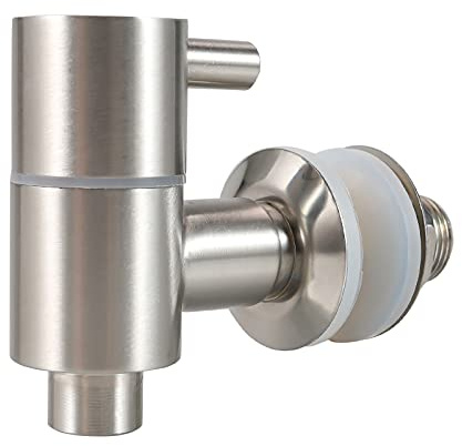 Replacement Spigot Faucet Tap For Beverage Dispenser Stainless Steel Lever Pour Spout For Glass Drink Jar Bucket Ceramic Porcelain Crock Water Dispenser Gravity Filter systemsïŒ16MMïŒ
