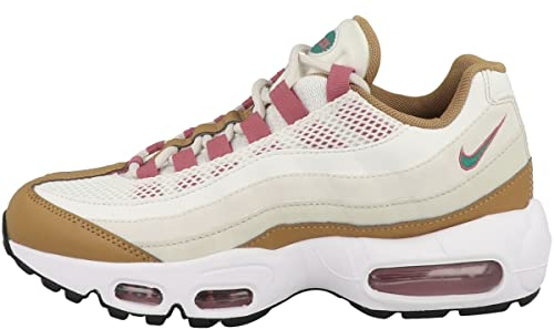 Nike Damen W Air Max 95 Gymnastikschuh, Summit White Green Noise Wheat Phantom Lt Bone Archaeo Pink, 40 EU