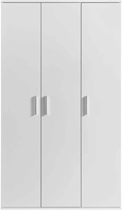 AVANTI TRENDSTORE - Premeno - Armadio multiuso in legno truciolare con 3 ante a battente e 6 ripiani. Dimensioni LAP ca. 95,6x167x33,4cm